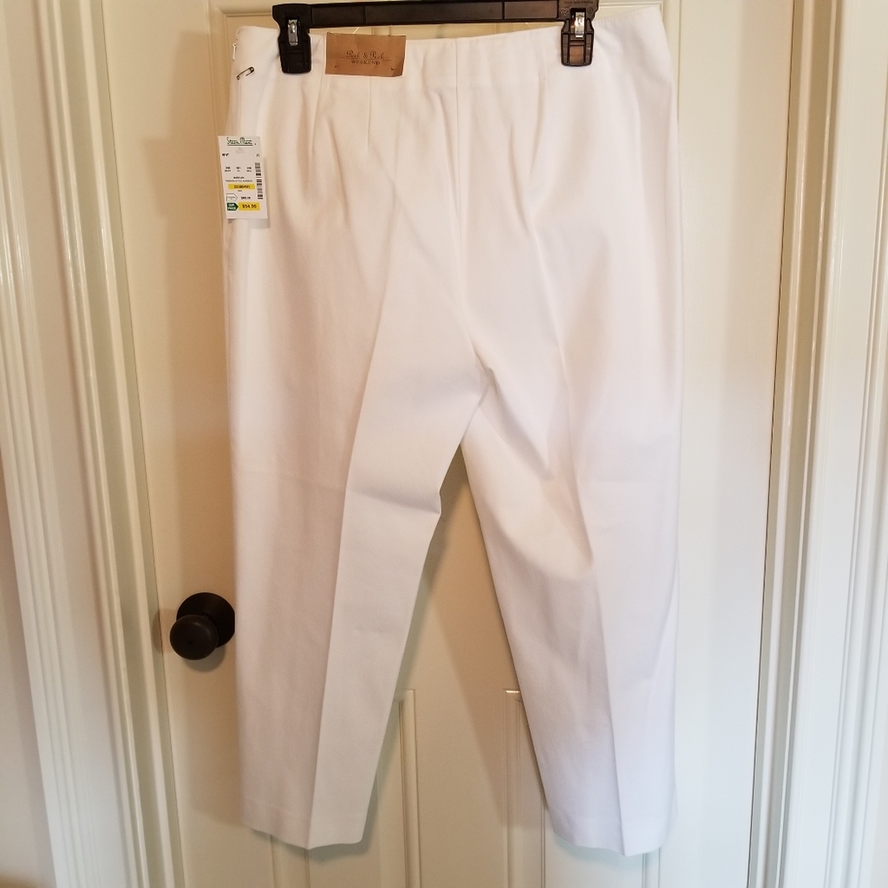 New Peck&Peck white crop pants. Size 10. - Picture 4 of 5